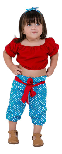 Conjunto Blogueirinha Roupa De Menina Infantil Natal