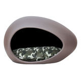 Cama Para Perros Moisés Colchón Almohadón Cucha Eggys Mini Color Gris