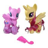 Pony Y Unicornio X 2 Muñeco Para Peinar Con Cepillo Mediano