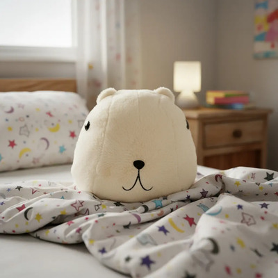 Peluche Grande Capybara Color Hueso Golden Toys Crema