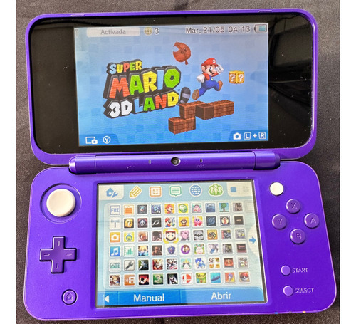 Nintendo 3ds New 2ds Xl Color  Violeta Y Plata