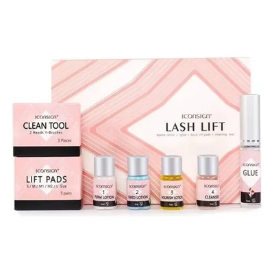 Iconsign Kit Lifting Pestañas Lash Lift Incluye Adhesivo Resistente Agua Mink | Meses sin interés