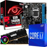Kit Upgrade Gamer Intel I7 3.8ghz + H61 + 8gb Ram + Ssd 240