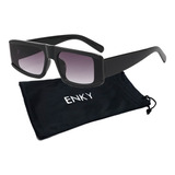 Lentes De Sol Rectangular Retro Unisex Vintage Enky Original