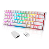 Teclado Mecánico Inalámbrico Para Juegos Motospeed Sk62 Bt 6