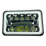 Faro Led 4x6  5 Pulgadas Con Aro Grel Blanco/ambar 