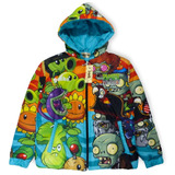 Chaqueta Impermeable Plants Vs Zombies Infantil Para Niños