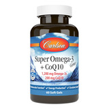 Carlson - Super Omega-3 Gems + Coq10, 1200 Mg Omega-3 200 Mg