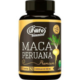 Maca Peruana Premium 120caps Pura Unilife - Estimulante Maca Sabor Sem Sabor