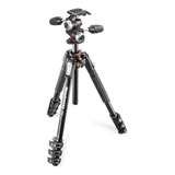 Manfrotto 190xpro Aluminum 4-section TriPod Kit With 3-way H