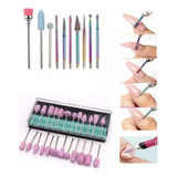 Set De 22 Puntas Y Brocas Pulidor De Uñas, Acrilico Manicura