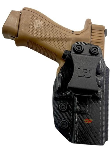 Funda Pistolera Interna Kydex Carbono Glock 19x Houston