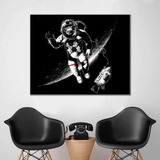 Cuadro Moderno Canvas Mono Astronauta Completo 80x100 Cm