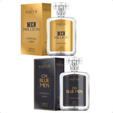 Kit 02 Parfum Brasil 100ml - Men Million + Cn Blue