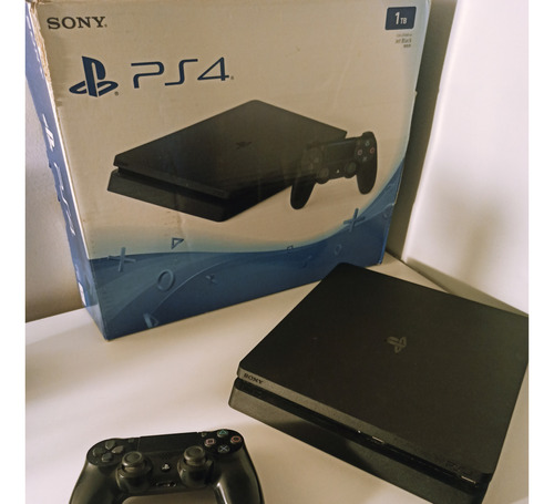 Ps4 Slim 1tb + 1 Controle + 10 Jogos 