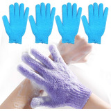 Guantes Exfoliantes De Esponja De Baño, Guantes De Lavado Co