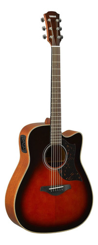 Guitarra Electroacústica Yamaha A1m Para Diestros Tobacco Brown Sunburst