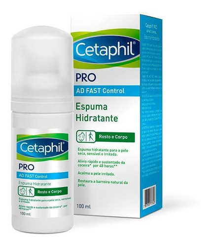 Espuma Hidratante Cetaphil Pro Ad Fast Control 100ml