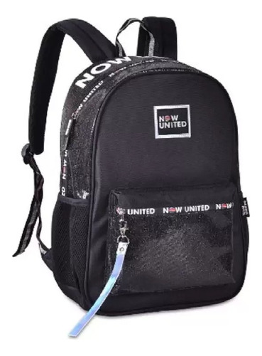 Mochila De Costas Com Brilho Oficial Now United