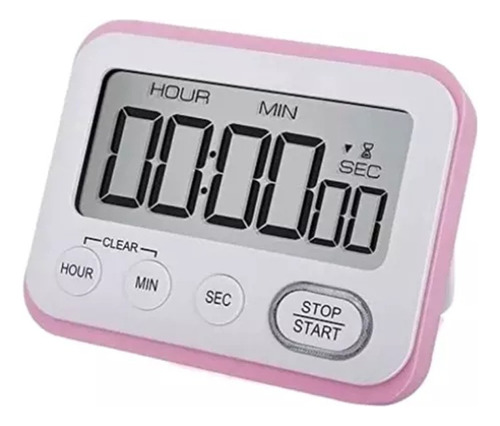 Timer Reloj Mesa Alarma Regresivo/ Progresivo 3 En 1