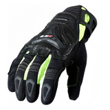 Guantes Moto Cortos Ls2 All Terrain Negro Amarillo Talle M