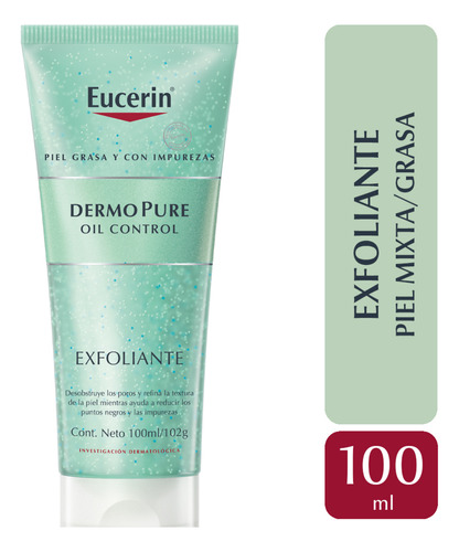 Eucerin Dermopure Exfoliante P/ Piel Grasa X 100 Ml