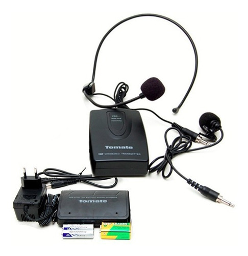 Microfone Profissional Wireless Tomate Mt-2201