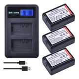 Batmax Sony 3 Np-fw50+charge Duplo A7rii/a7sii/a6400/a6500