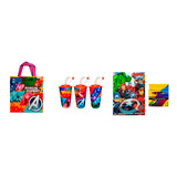 35 Kits Bolsa, Vaso, Libro Para Colorear Y Crayones.