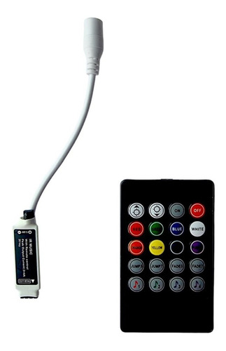 Controlador Rgb Musical Audioritmico Cinta Led Luz 