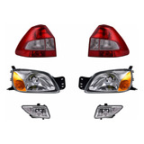 Neblineros + Calaveras + Faros Depo P/ Ford Ikon 2004-2006