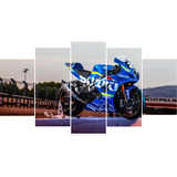 Quadro Decorativo Moto Gp Suzuki Corrida Quarto Sala Oferta