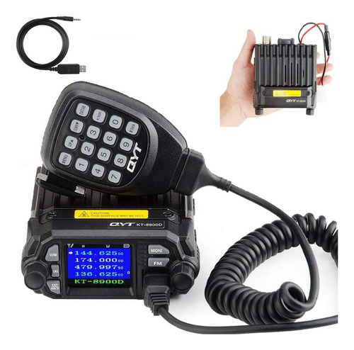 Qyt Kt-8900d Mini Radio De Coche De Banda Dual Transceptor M