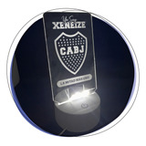 Velador Portacelular Boca Personalizado Con Luz Led - Cabj