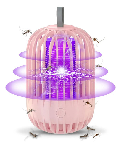 Lámpara Eliminadora De Mosquitos Para Exteriores Con Descarg