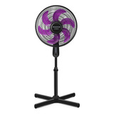 Ventilador De Pedestal Universe Taurus 16 Potente Silencioso Color De La Estructura Morado