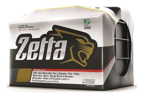 Bateria Para Auto 12x75 Zetta 75 (by Moura) 
