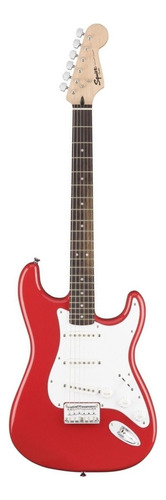 Guitarra Eléctrica Fender Squier Bullet Stratocaster Ht De Álamo Fiesta Red Brillante Mastil Laurel Indio