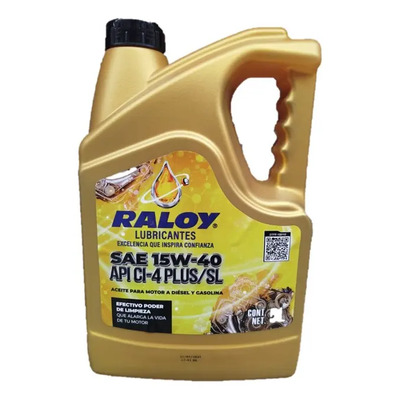Aceite Raloy Diesel Power Sae 15w40 Api Ci4 Plus Garrafa