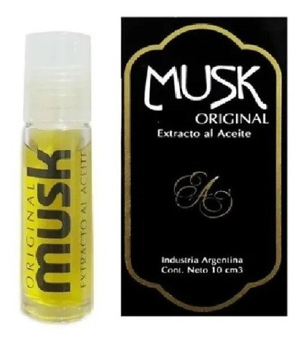 Perfume Musk Extracto Al Aceite Original Roll On Masaromas