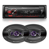 Kit Completo Pioneer Radio Mvh-s118ui + Falante 6x9 Forte