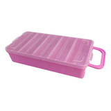 Caja Plastica Organizadora Colores 5 Divisiones Bijou Pesca