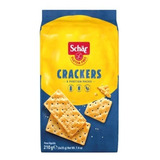 Kit C/ 05 Biscoito Crackers Sem Glúten Lactose 210g Schar