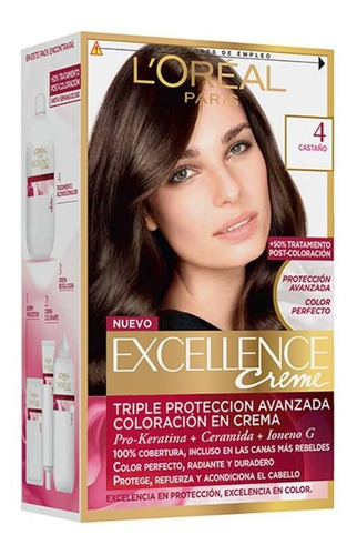 Kit Tintura Excellence Creme Loreal Paris 47g Varios Tonos