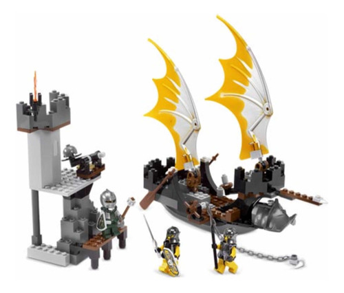 Lego 8821. Knights Kingdom. Rogue Knight Battesship. Usado.