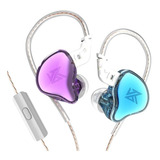 Audífonos Kz Edc Purple And Blue Con Mic