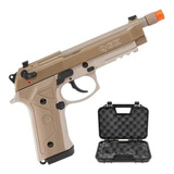 Pistola Airsoft Gbb Qgk M9 A3 Ful Metal Blowback C/ Maleta