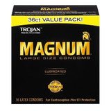 Condones Trojan Magnum  36 Unds - Unidad a $5000