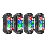 4x Mini Moving Spider Beam 8 Leds Osram Rgbw 5w Dmx Dj Festa