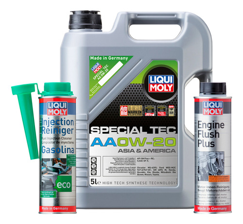 Set 3 Pzas Special Tec Aa 0w20 Injection Reiniger Liqui Moly